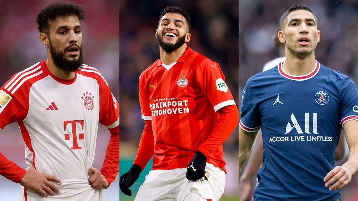 Ismael Saibari-Achraf Hakimi-Noussair Mazraoui