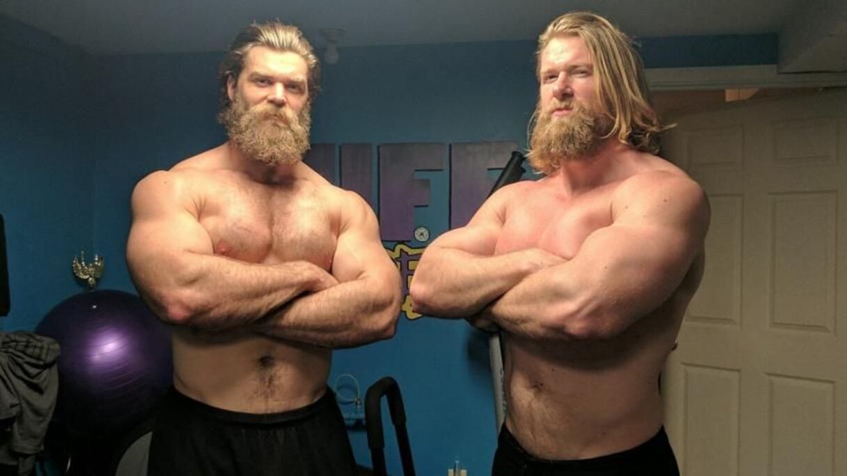 Les frères Hudson et Brandon White, connus sous le nom de "Buff Dudes" sur Youtube