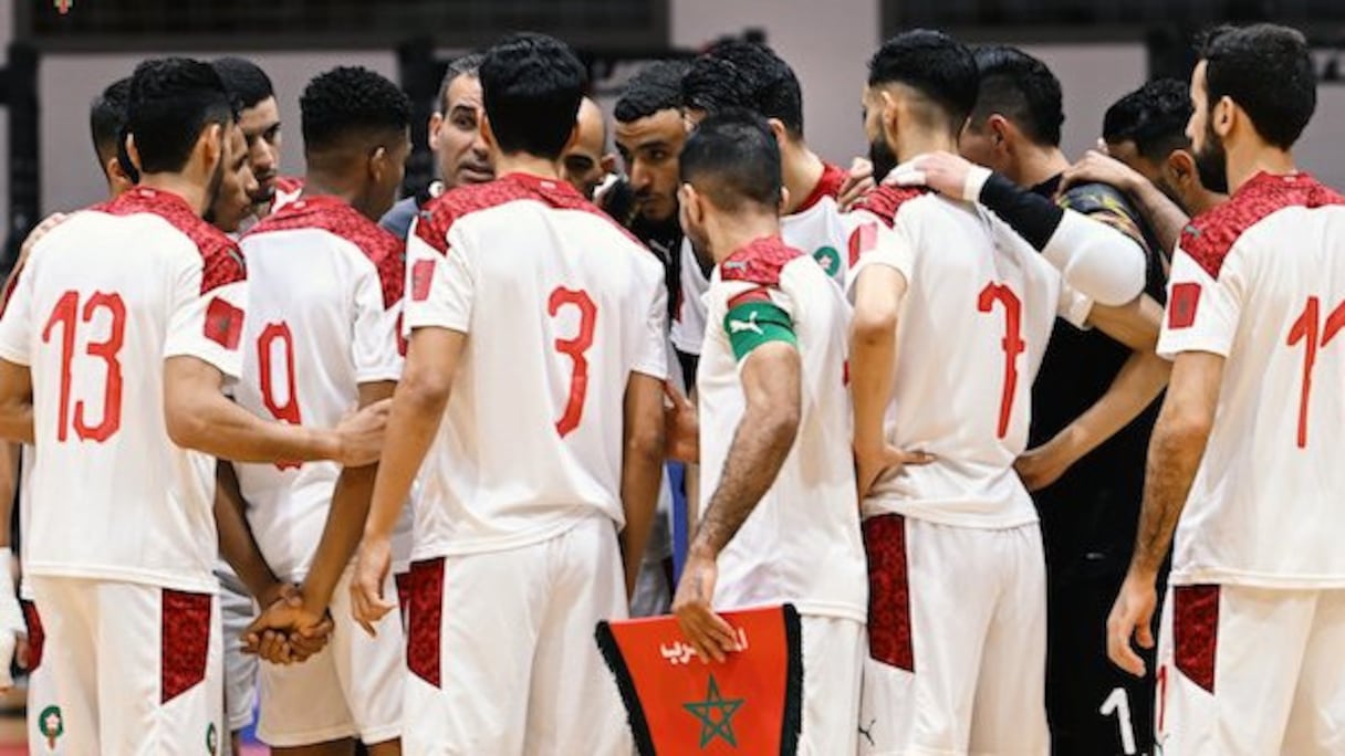 Les Lions de l'Atlas de futsal.
