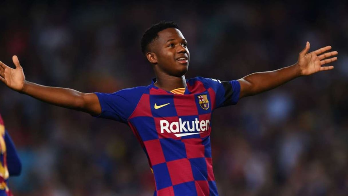 Ansu Fati, attaquant du FC Barcelone.