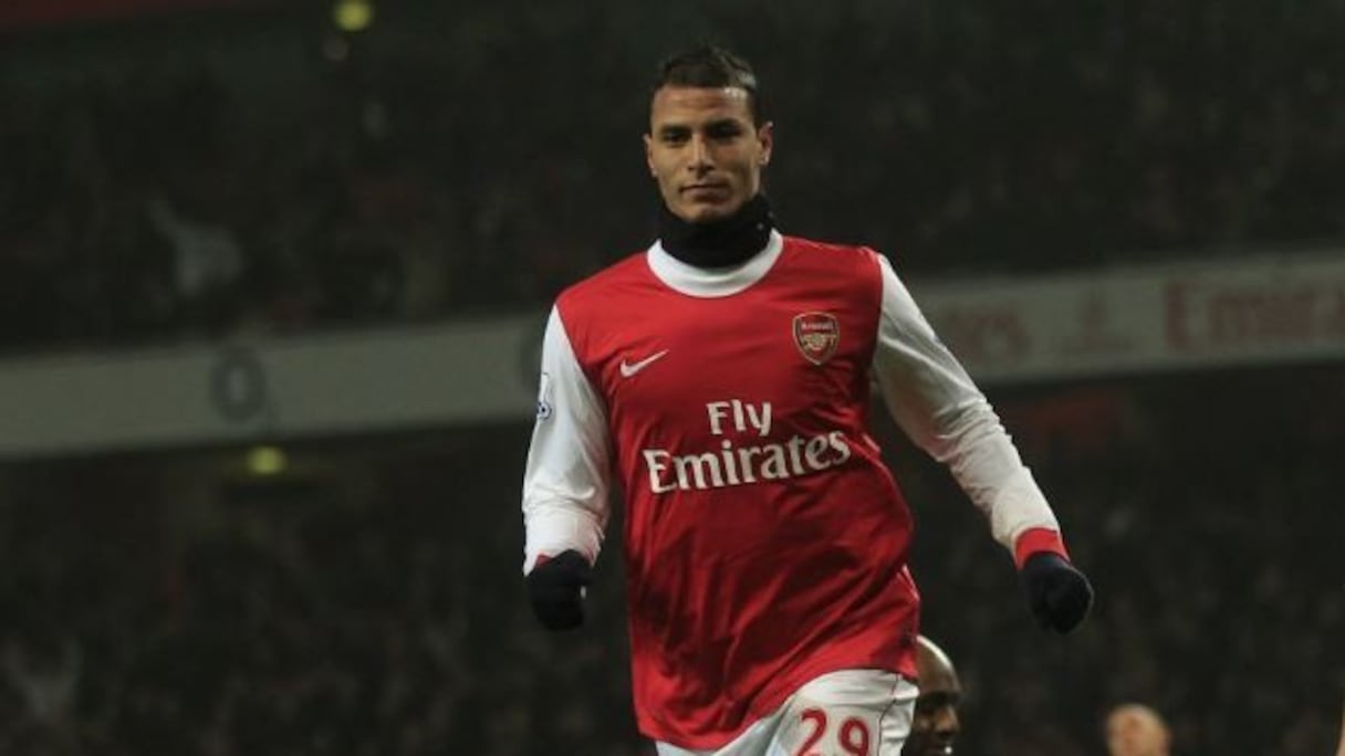 Marouane Chamakh sous les couleurs nationales.