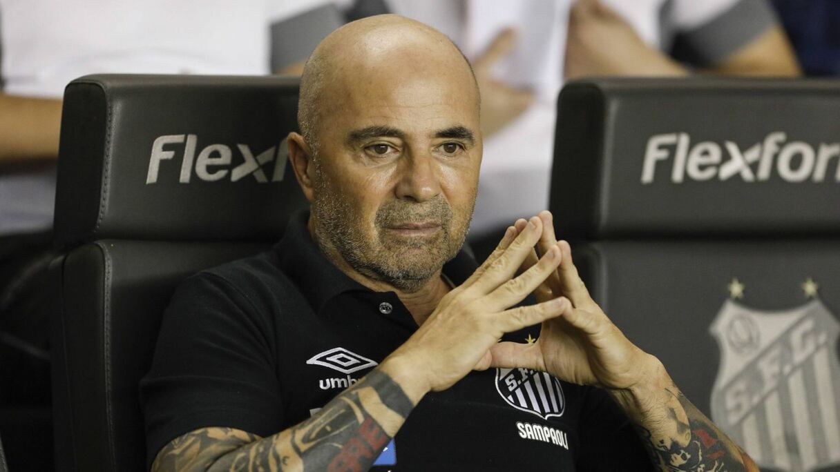 Jorge Sampaoli, entraineur de l'Olympique de Marseille.