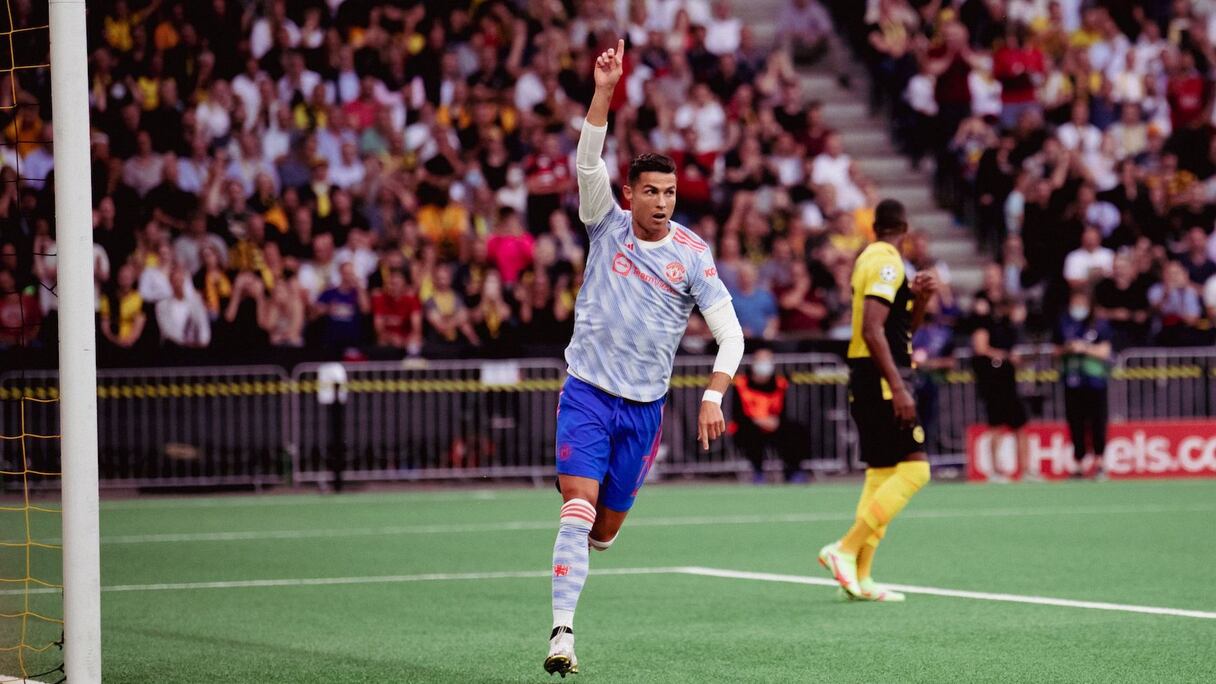 Cristiano Ronaldo, star de Manchester United.