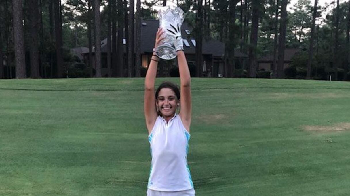 La jeune golfeuse Sofia Chérif Essakali vient de remporter le World Championship 2020 pour la catégorie des 11 ans et le Florida State Invitational.
