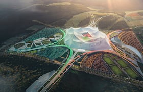 Maquette du Grand stade Hassan II de Benslimane