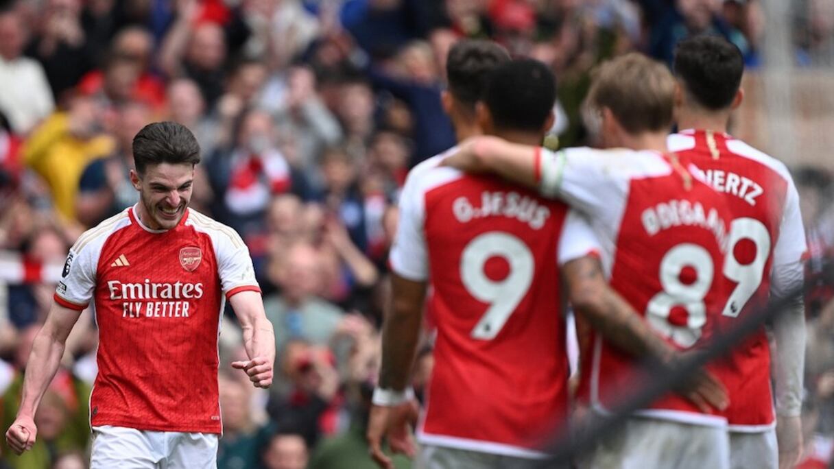 Les joueurs d'Arsenal.