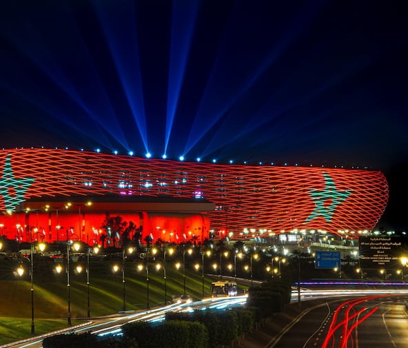 Stade Moulay Abdellah à Rabat.