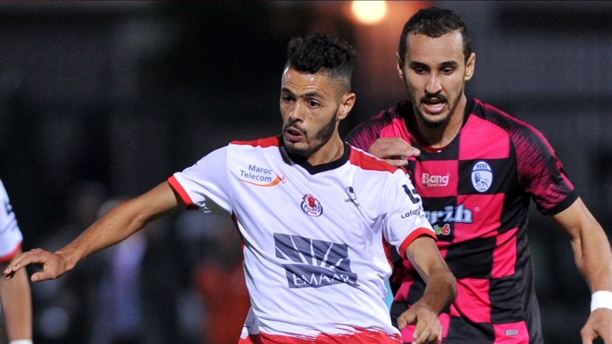 Abderrahim Makran sous le maillot du FUS de Rabat.