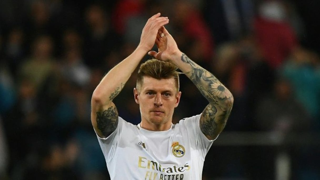 Le milieu de terrain allemand du Real Madrid Toni Kroos
