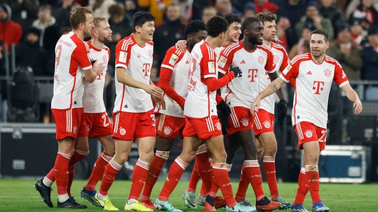 Les joueurs du Bayern Munich.