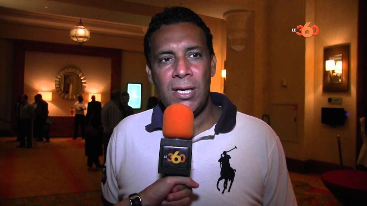Mustapha El Haddaoui, entraîneur de l’équipe nationale de beach soccer.