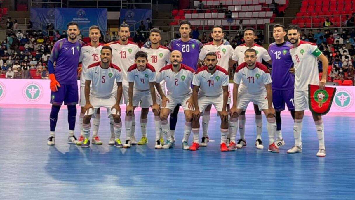 Les Lions de l'Atlas de futsal.