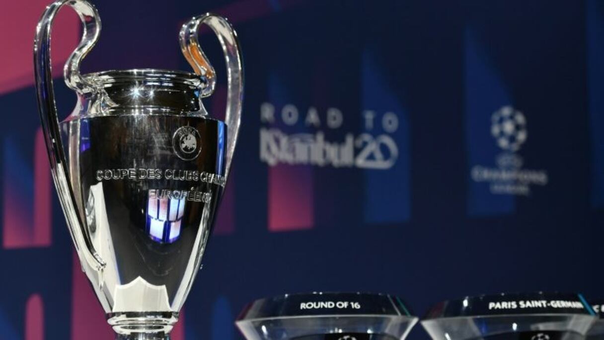Le trophée de la Ligue des champions.