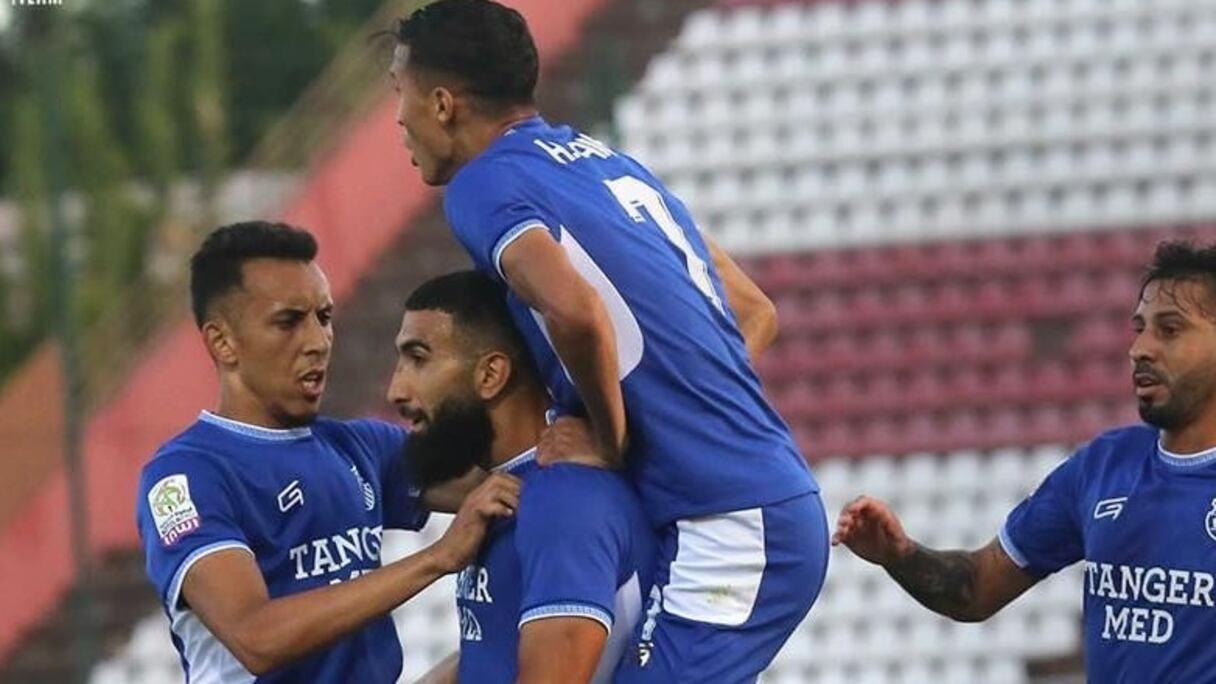 Des joueurs de l'Ittihad de Tanger.