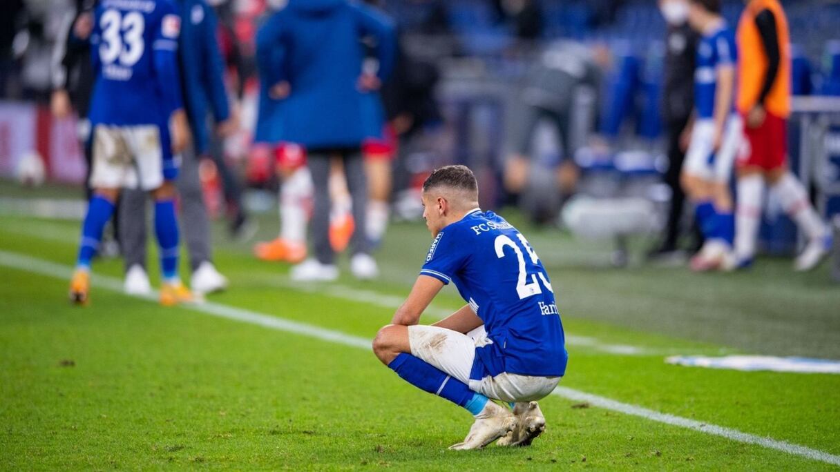 Amine Harit dépité.