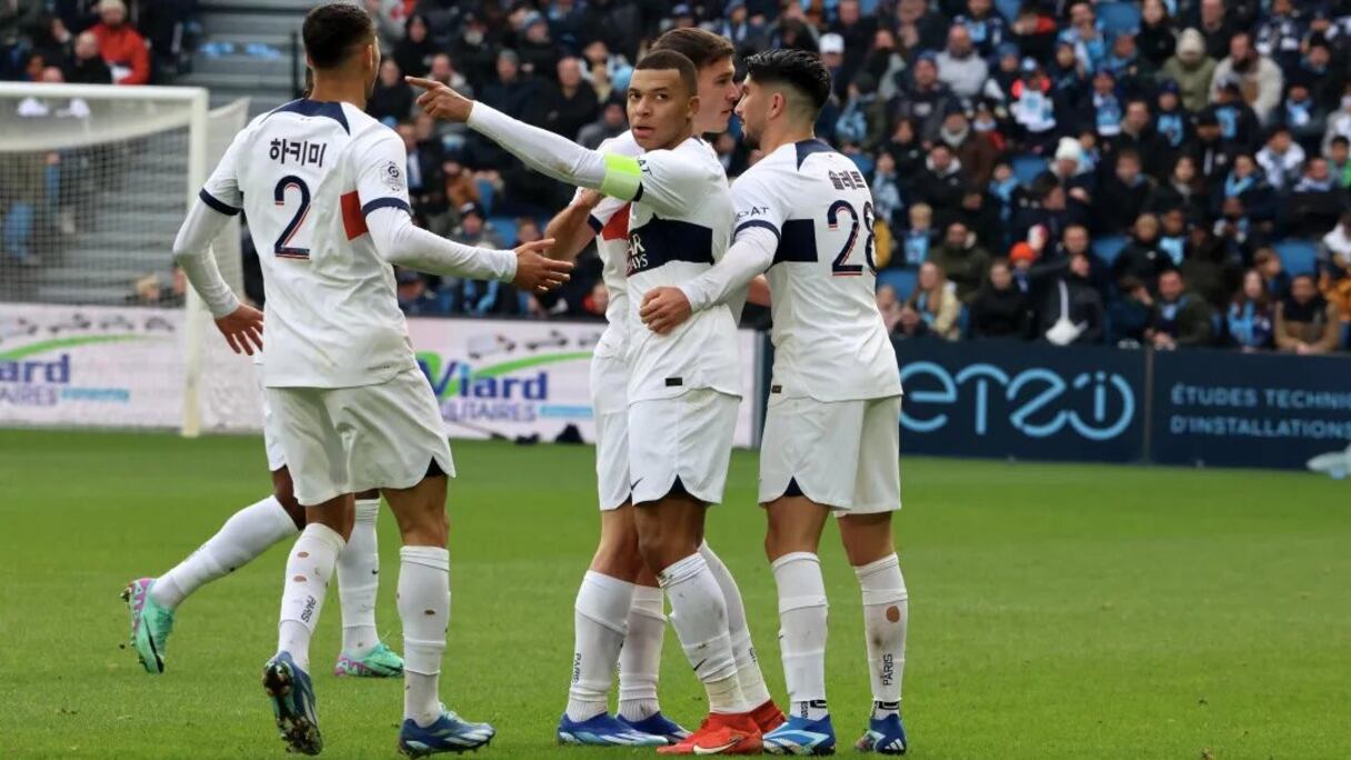 Les joueurs du PSG.