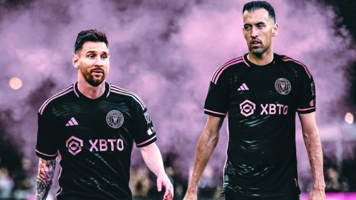 Lionel Messi et Sergio Busquets.