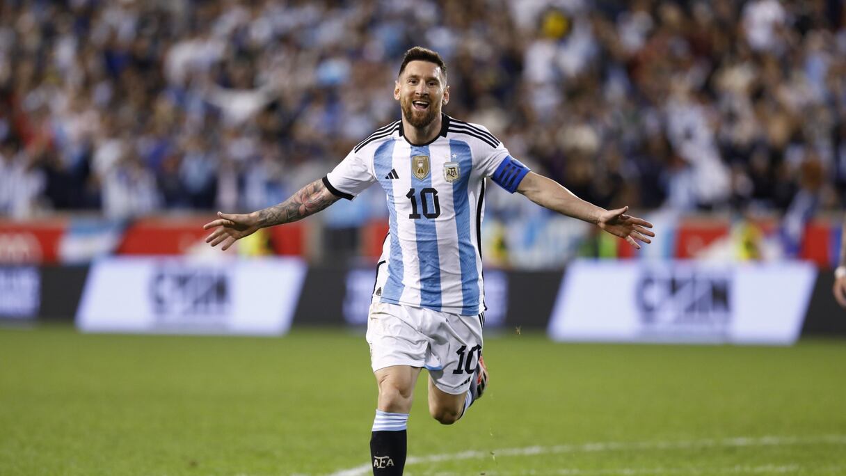 Lionel Messi, capitaine de l'Argentine.