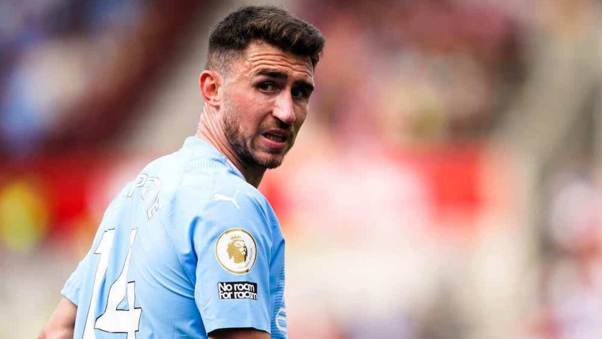 Aymeric Laporte sous les couleurs de Manchester City.