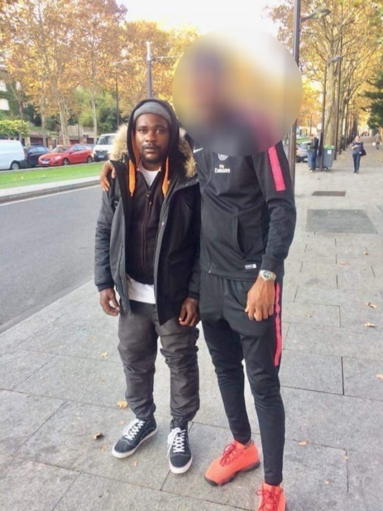 Bobley Anderson dans les rues de Paris