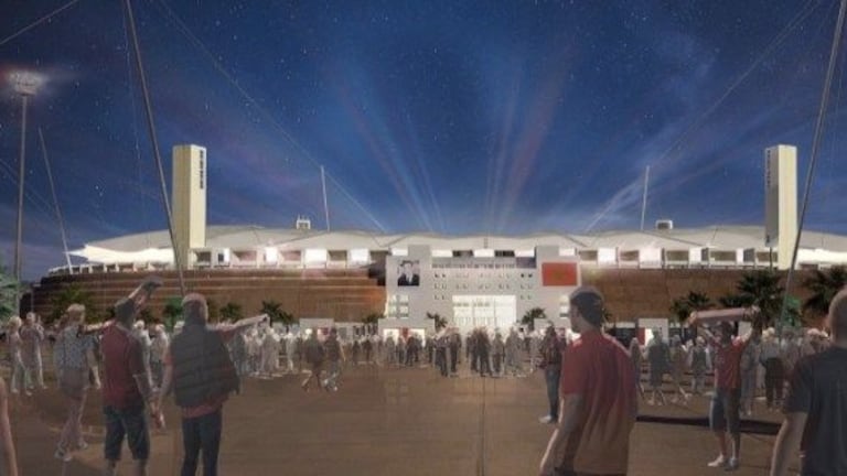 Le stade d'Adrar d'Agadir sera également rénové. Les travaux, qui vont démarrer en 2021, comprendront notamment la couverture des tribunes avec un nouveau toit qui sera inspiré des tentes berbère, conférant au stade un style marocain authentique. 