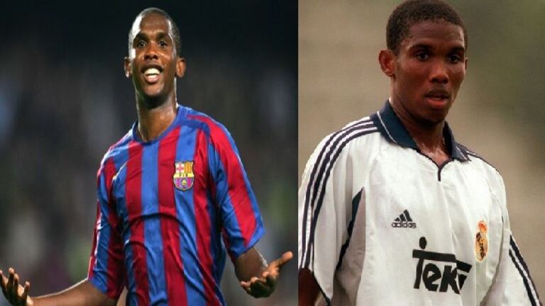 En manque de temps de jeu au Real Madrid (1997-2000), l'attaquant camerounais Samuel Eto'o a marqué l'histoire du Barça depuis l'année 2004.