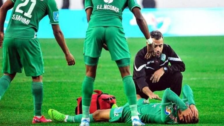 Mohamed Douik, latéral droit du Raja de Casablanca.