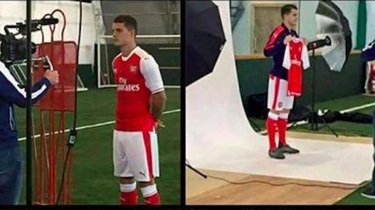 Xhaka est d'ores et déjà à Londres.