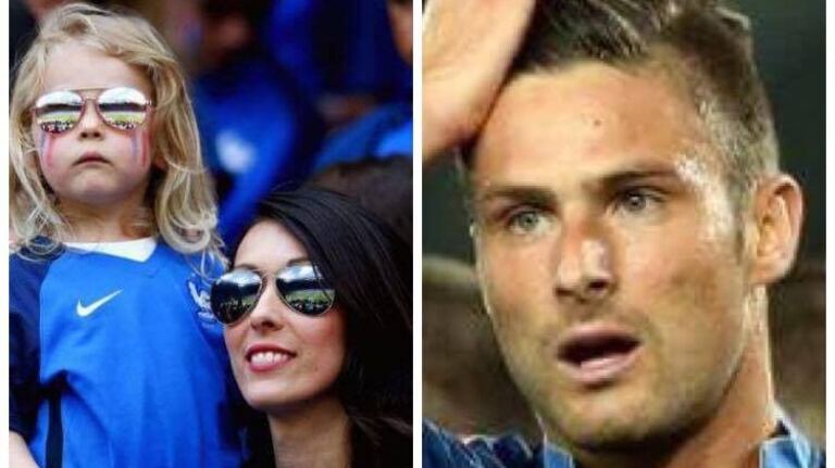 Olivier Giroud et sa compagne Jennifer