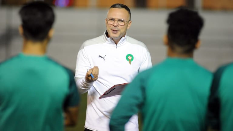 Mohamed Ouahbi, entraineur de La sélection nationale U20. 