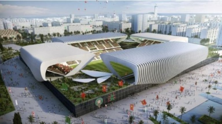 Un deuxième stade modulaire durable sera implanté à Casablanca au cœur de l'éco-cité de Zenata. Un chef-d'oeuvre qui offre une capacité de 43.000 places. Il sera relié à la gare centrale de la ville Casa-voyageurs. 