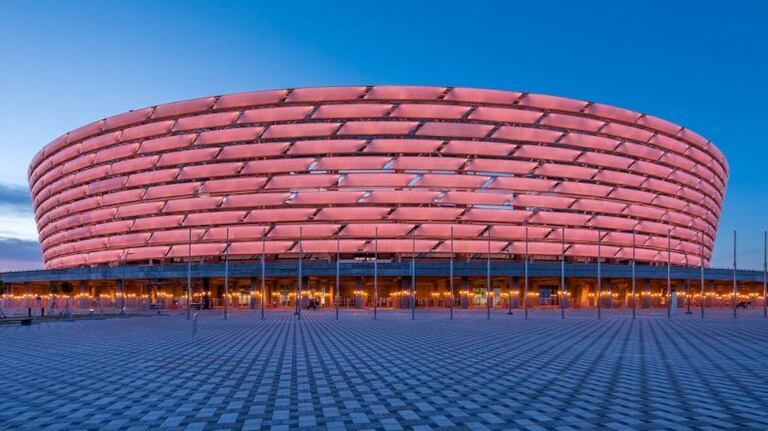 Le Stade olympique de Bakou, en Azerbaïdjan, accueillera les autres matchs du groupe A. Cette enceinte de 68.700 places a été inaugurée en 2015.