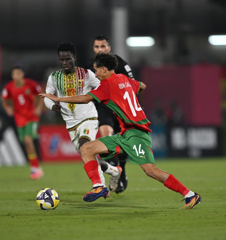 Séquence du match Maroc-Mali (U17), 8e de finale de la Coupe du Monde Qatar-2025