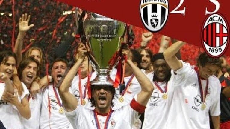 2003. AC Milan-Juventus: les deux clubs italiens n’ont pu se départager au terme du temps réglementaire et des prolongations. Les Milanais s’imposent finalement après la fatidique séance des tirs au but. L’Ukrainien Andreï Chevtchenko a inscrit le penalty victorieux pour les siens.