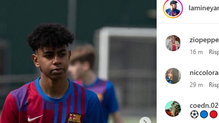 1 - Lamine Yamal est né en 2007, de nationalité espagnole mais d'origine marocaine et citoyen de la Guinée équatoriale. Il fait partie de l'équipe de jeunes de Barcelone depuis qu'il n'a que 5 ans, il a été formé comme attaquant central ou ailier droit.