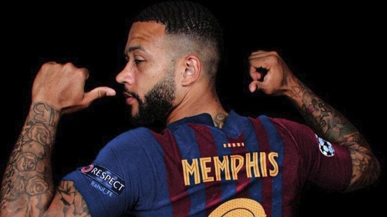 Memphis Depay (FC Barcelone). Valeur : 45 millions d'euros.