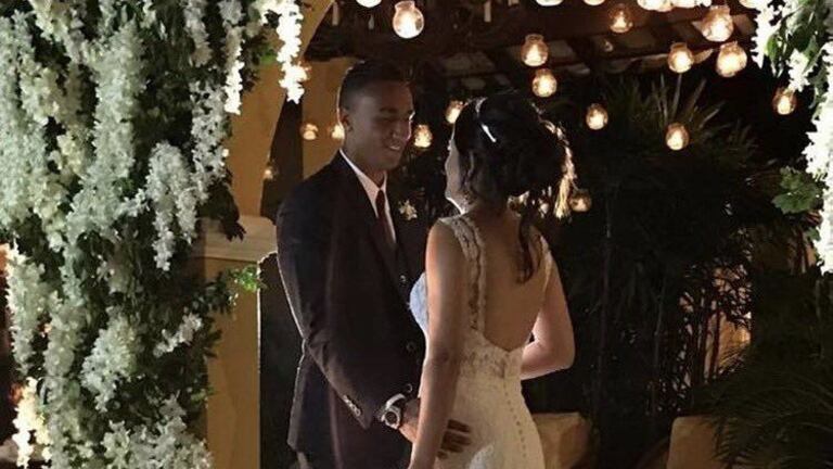 Danilo a opté pour son Brésil natal. Il y a épousé son amoureuse depuis l'enfance, Clarice Salas.