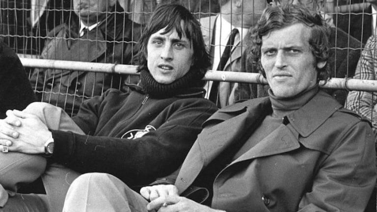 Piet Keizer et Johan Cruyff.