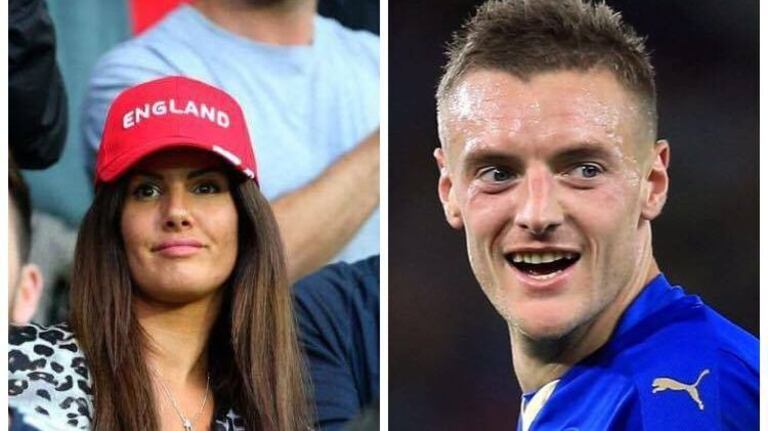 Jamie Vardy et sa compagne Rebekah