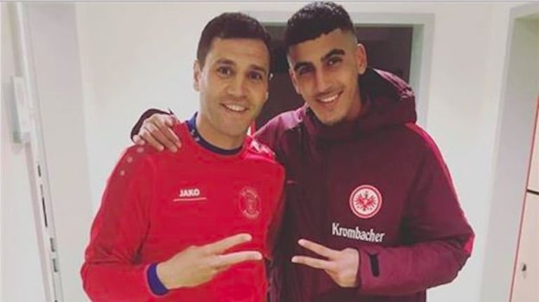 Youssef Mokhtari en compagnie d'Aymen Barkok