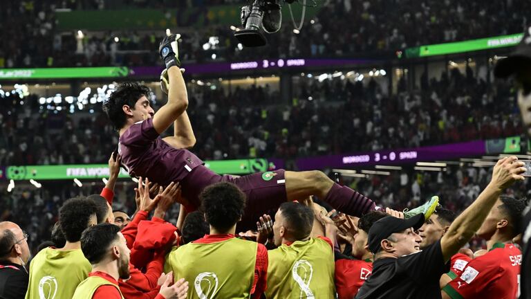 Yassine Bounou, homme du match Maroc-Espagne.